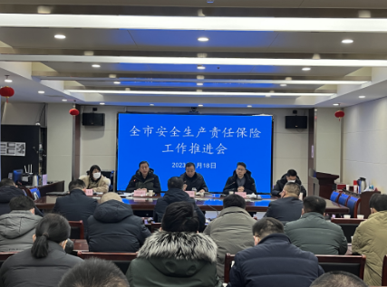 蚌埠市应急管理局召开全市安全生产责任保险工作推进会